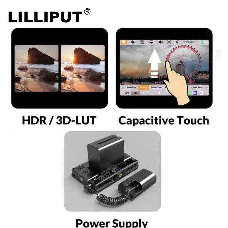 Camera Monitor Manufacturer - OEM 5 Inch Touch Screen Live Streaming Display