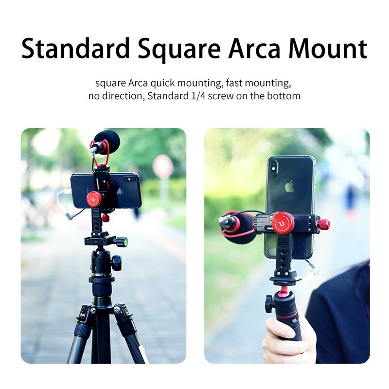 Vertical Shooting Mount Manufacturer - OEM Metal Smartphone Holder Cold Shoe