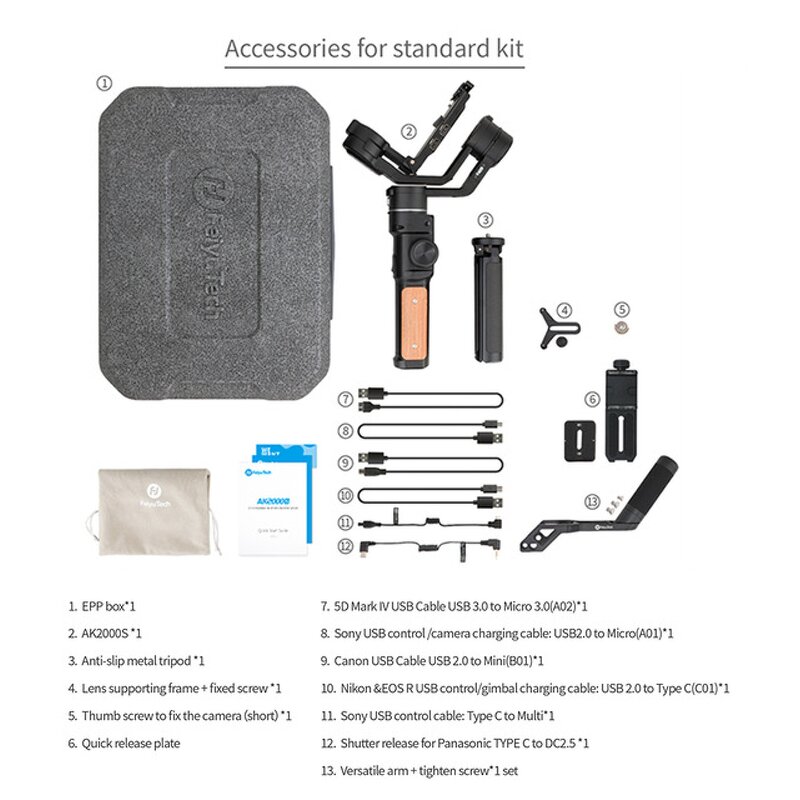 Handheld Gimbal Manufacturer - OEM 3 Axis Stabilizer Professional DSLR