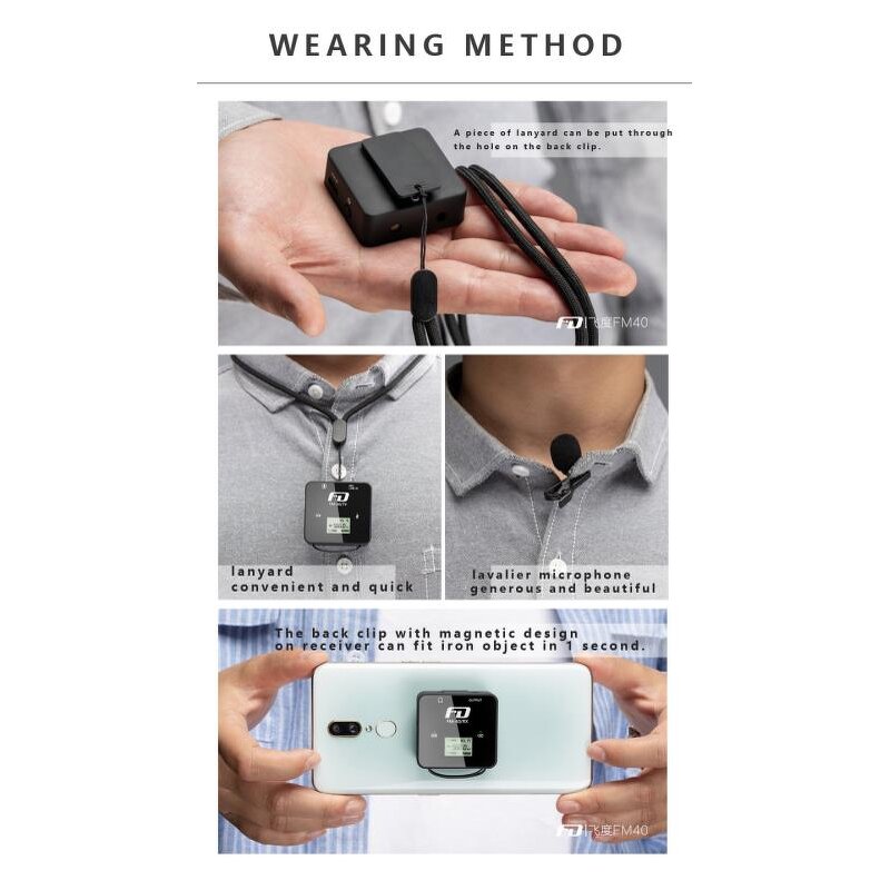 Wireless Lavalier Microphone Manufacturer - OEM Portable Mini UHF System