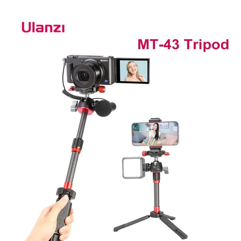Metal Tripod Manufacturer - OEM Reflex Selfie Stick Ballhead Cold Shoe Vlog