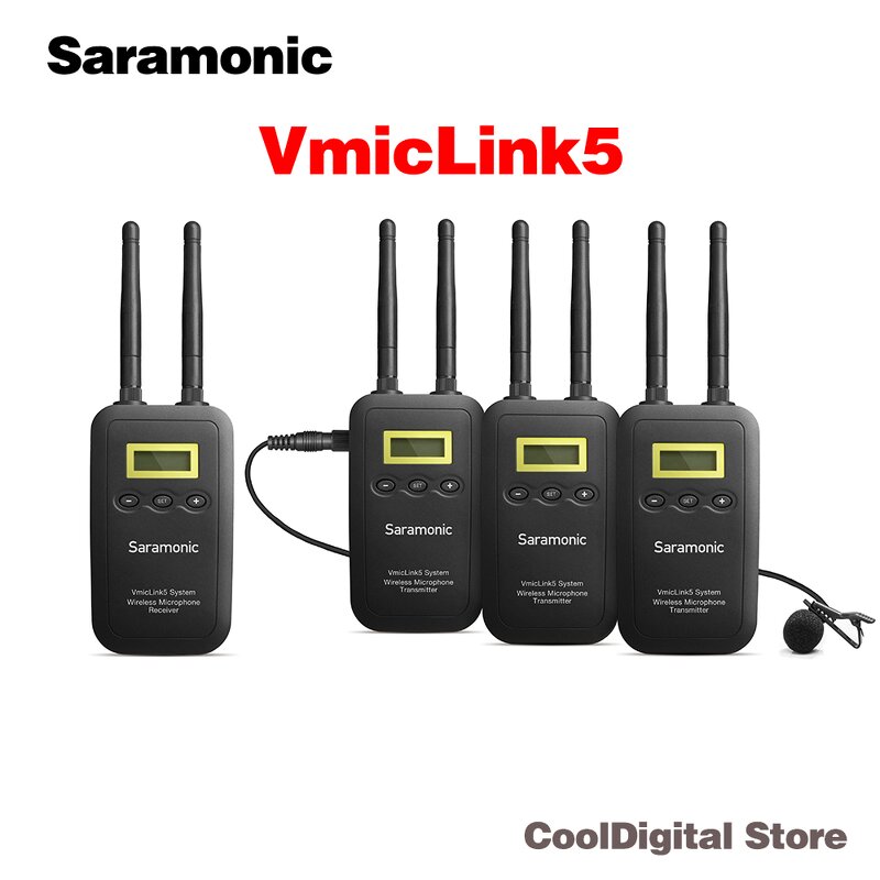 Wireless Microphone System Manufacturer - OEM 5.8GHz 3 Transmitters 1 Receiver