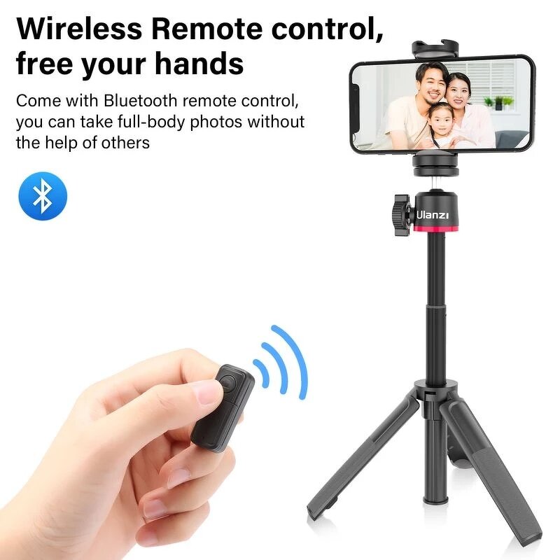 Mini Tripod Manufacturer - OEM Portable Remote Selfie Stick with Phone Holder