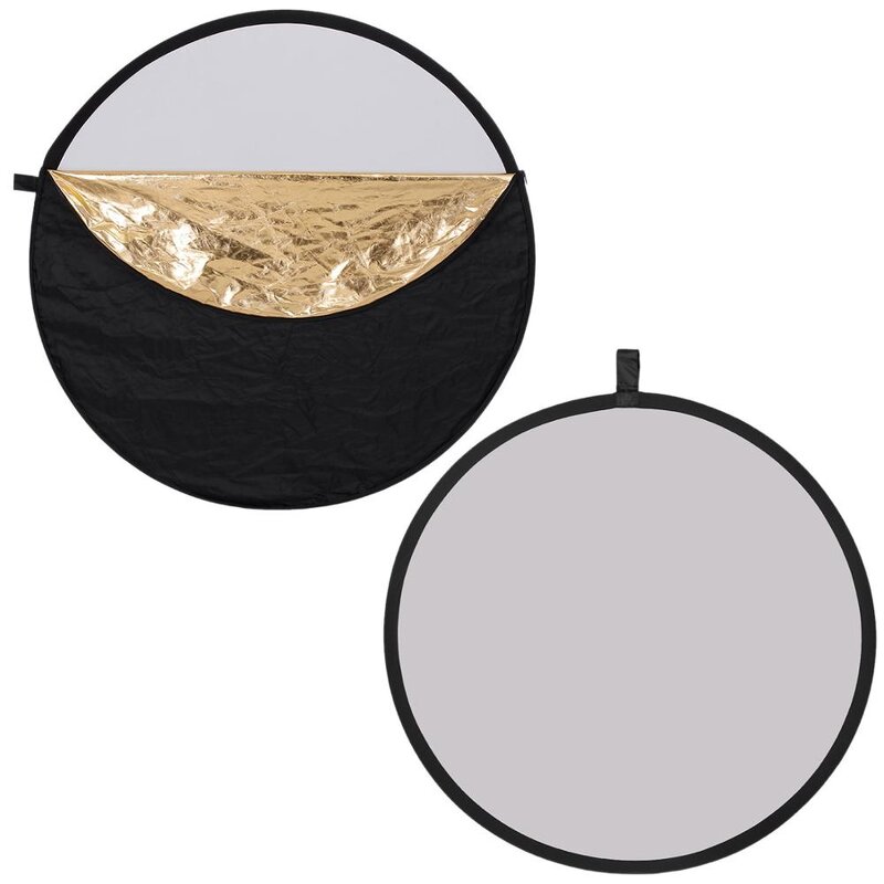Photography Reflector Manufacturer - OEM 5 in 1 Collapsible Silver Gold White