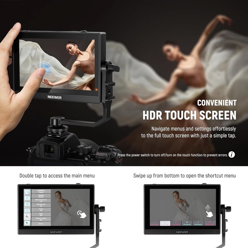 Camera Field Monitor Manufacturer - OEM 5.5 Inch Full HD 4K Touch HDR LUT