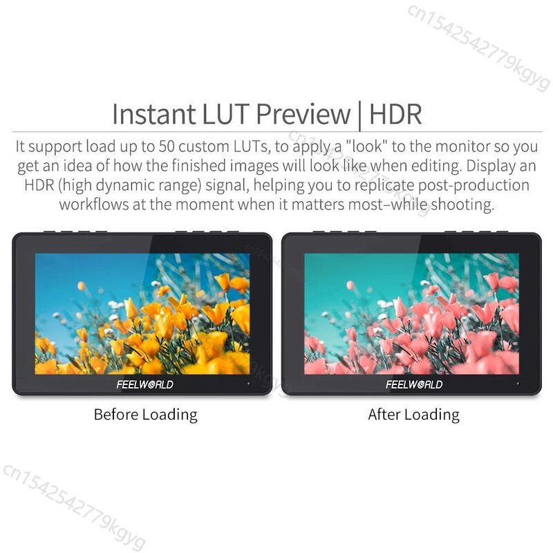 Camera Field Monitor Manufacturer - OEM 7 Inch 4K 3D LUT Touch Screen Portable