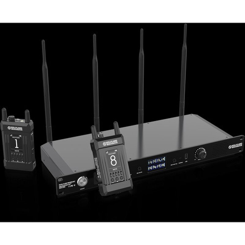 Wireless Intercom System Manufacturer - OEM Full Duplex 8 Beltpacks Headsets