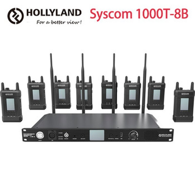 Wireless Intercom System Manufacturer - OEM Full Duplex 8 Beltpacks Headsets