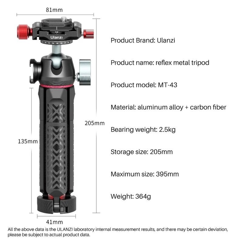 Metal Tripod Manufacturer - OEM Reflex Selfie Stick Ballhead Cold Shoe Vlog