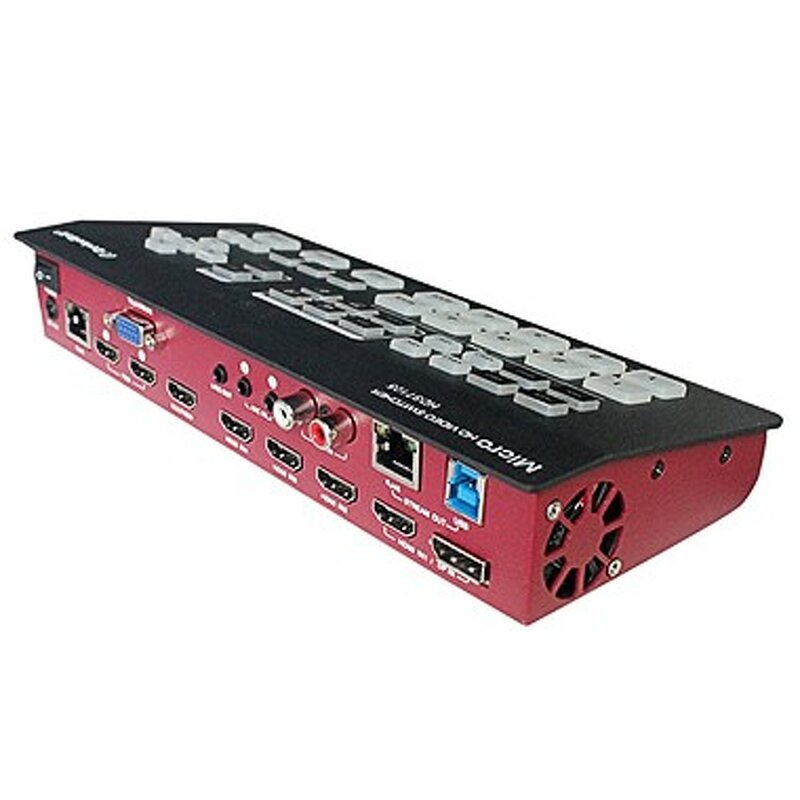 Live Stream Video Switcher Manufacturer - OEM 4 HD-MI 1 DP SDI Input