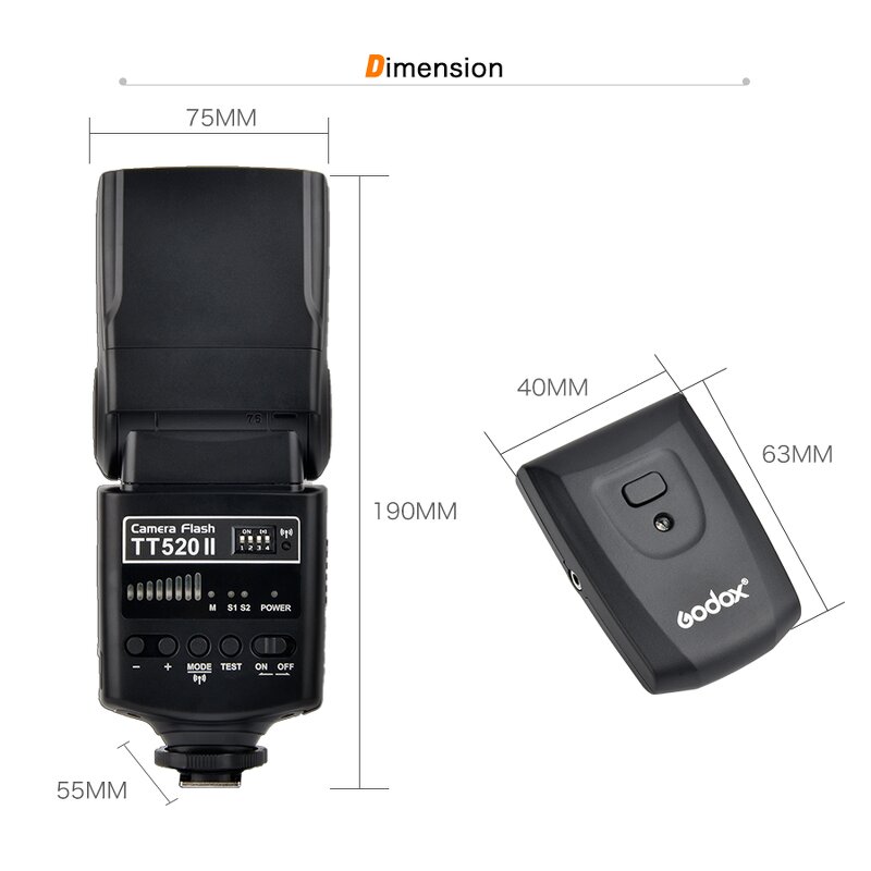 Camera Flash Manufacturer - OEM TT520II 433MHz Wireless for DSLR Cameras