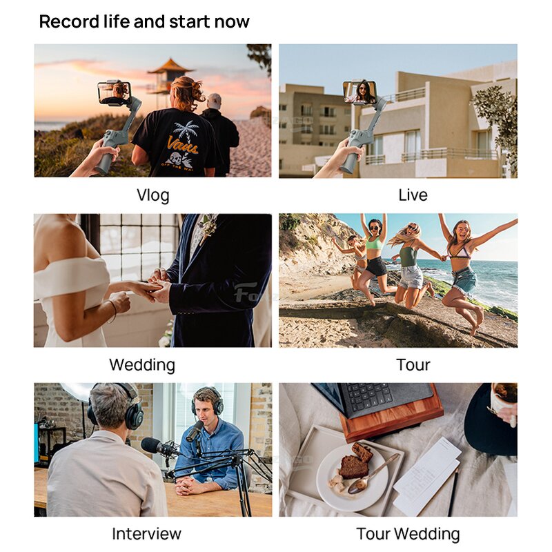 Handheld Gimbal Manufacturer - OEM Foldable 3 Axis Stabilizer for Smartphone