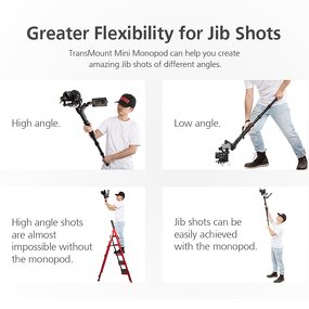 Telescopic Monopod Manufacturer - OEM Extend for Crane 2 Gimbal 1 4 Mount