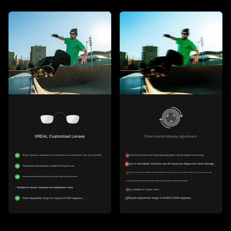 AR Glasses Manufacturer - OEM 6DoF Smart Translation 385 Inch Screen
