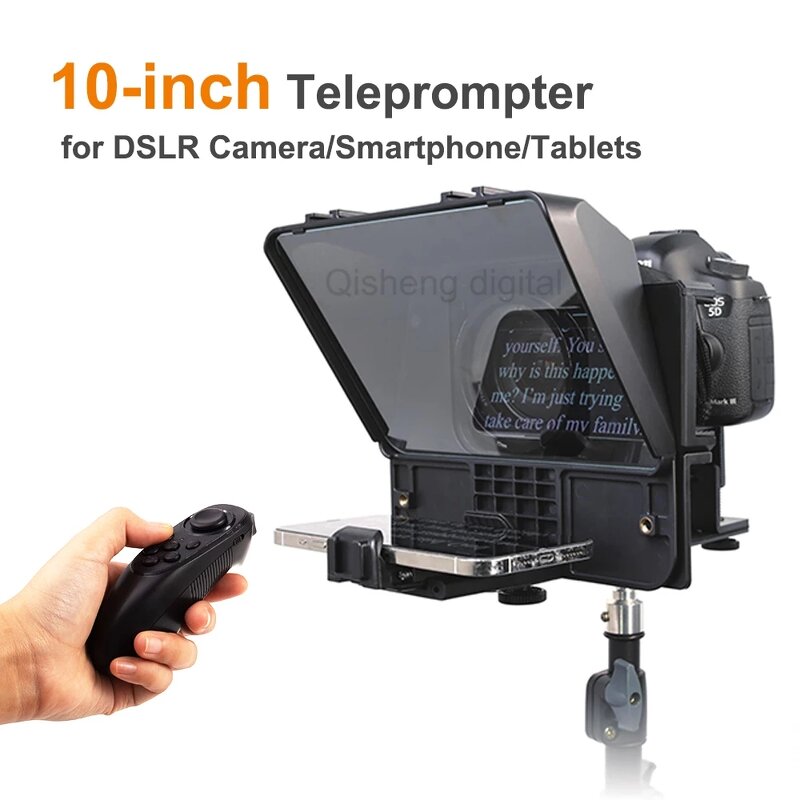 Teleprompter Manufacturer - OEM 10 Inch for iPad Tablet DSLR Camera Recording
