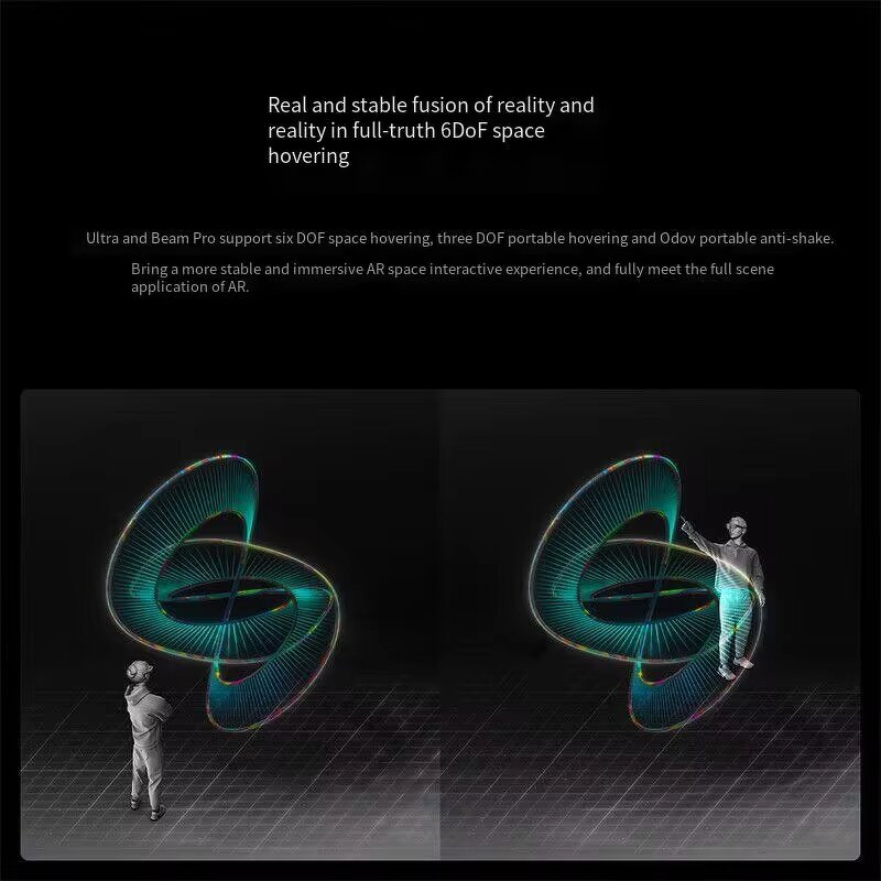 AR Smart Glasses Manufacturer - OEM 6DoF Space Hovering 3 Speed Electrochromic