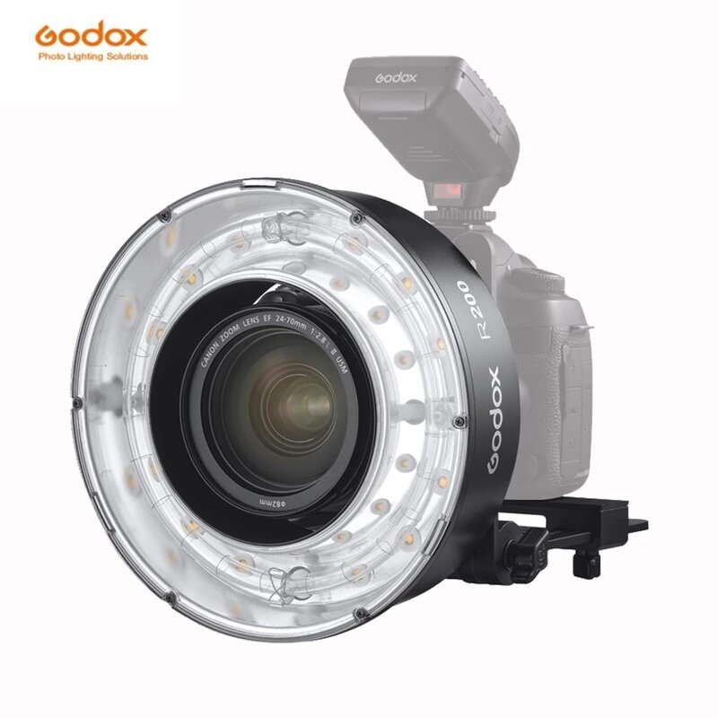 Ring Flash Light Manufacturer - OEM 200W LED for Sony Canon Nikon Fuji