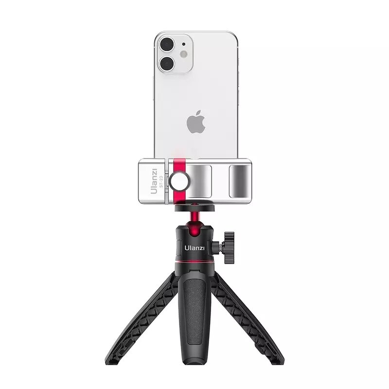 Phone Mount Holder Manufacturer - OEM Foldable Clamp Clip with Cold Shoe