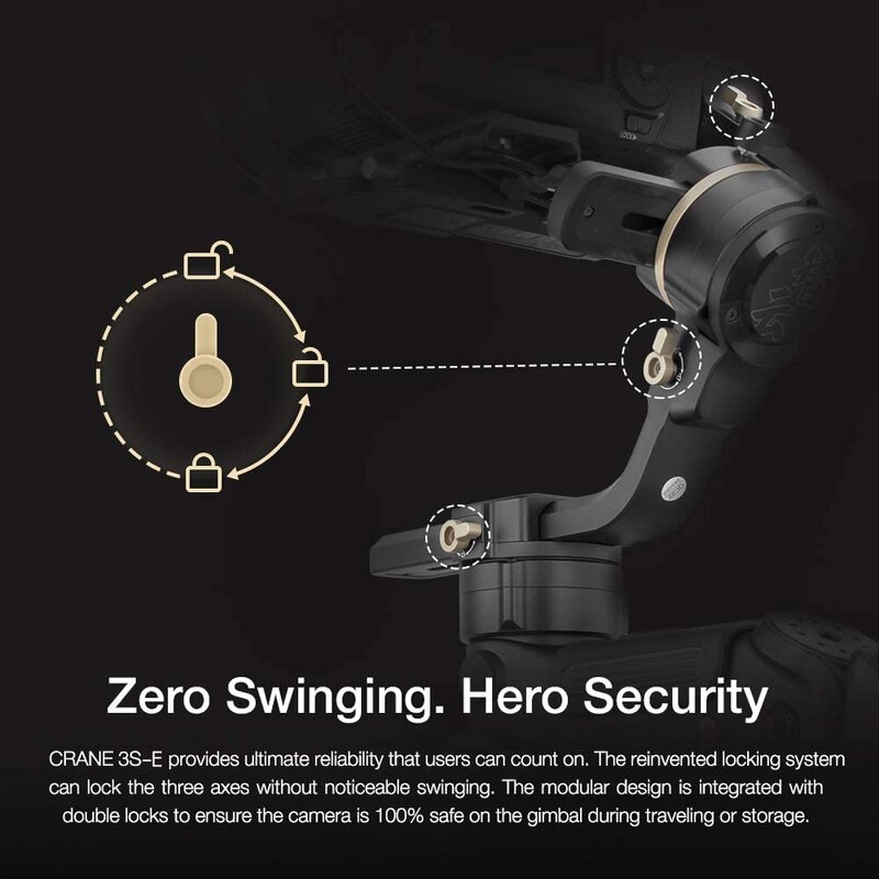 Handheld Gimbal Manufacturer - OEM 3 Axis 6.5kg Payload Extendable Roll Axis