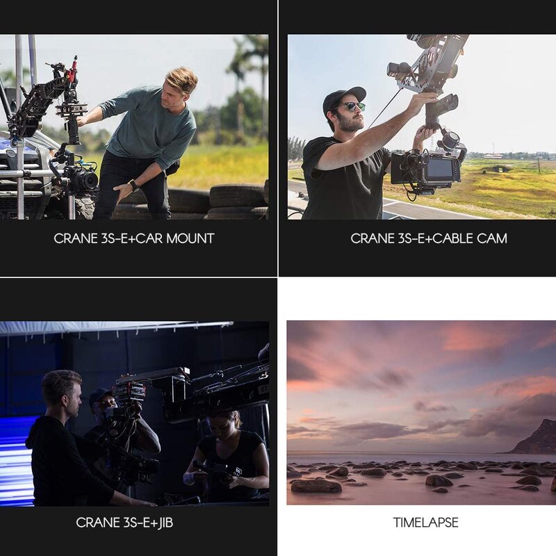 Handheld Gimbal Manufacturer - OEM 3 Axis 6.5kg Payload Extendable Roll Axis