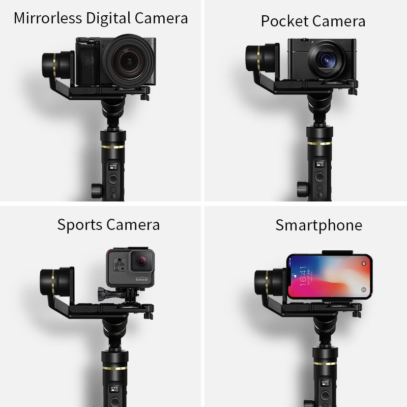 Handheld Gimbal Manufacturer - OEM 3 Axis Splashproof Stabilizer GoPro