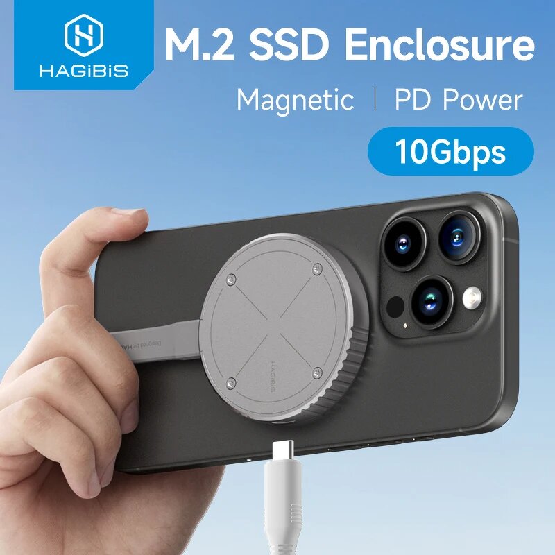 M.2 SSD Enclosure Manufacturer - OEM Magnetic USB C 3.2 Gen2 NVMe Pci e