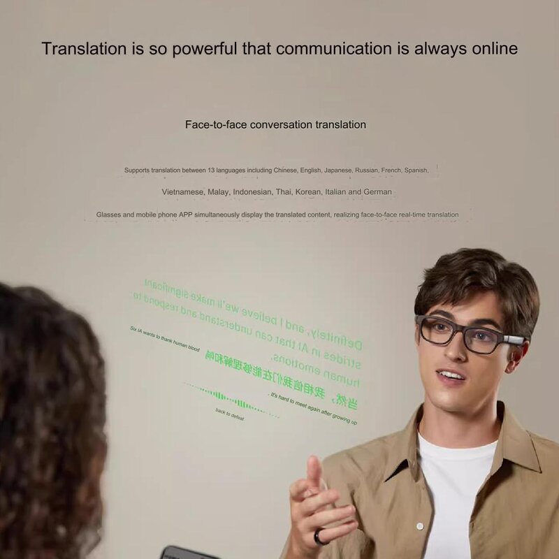 AR Smart Glasses Manufacturer - OEM 3D Real Time Translation 13 Languages