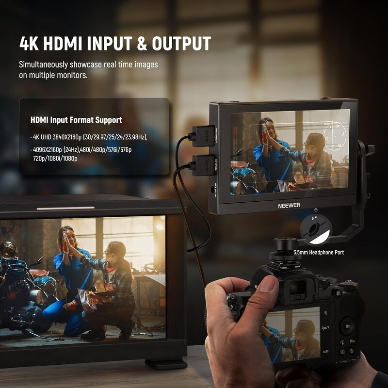 Camera Field Monitor Manufacturer - OEM 5.5 Inch Full HD 4K Touch HDR LUT