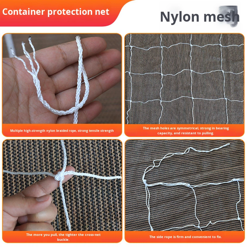 Cargo Net Manufacturer - Polyethylene Container Mesh