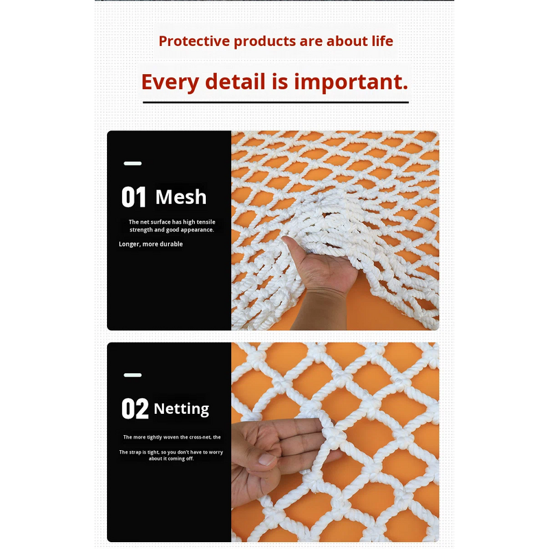 Flame-Retardant Safety Net Manufacturer - Nylon Protective Net