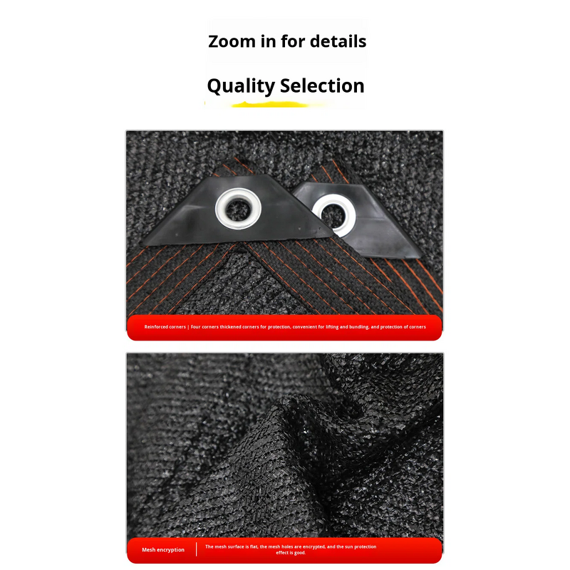 Sunshade Net Factory - Thickened Densified Net