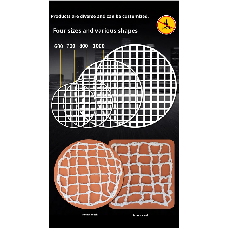 Manhole Anti-Fall Net Factory - Polyethylene Sewer Net