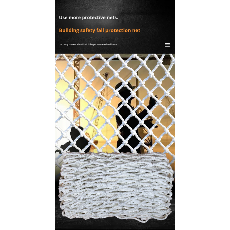 Flame-Retardant Safety Net Manufacturer - Nylon Protective Net
