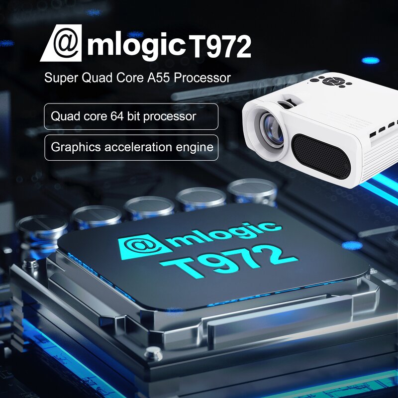 Smart Projector Manufacturer - OEM M7 8K 3D Android WIFI Portable LED DLP Home Theater