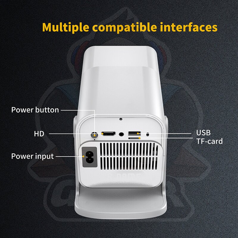 Gaming Projector Manufacturer - OEM L HCS350 Max 150 Lumens Android 64GB 10000 Games