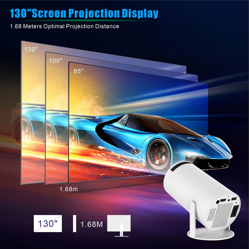 Mini Projector Manufacturer - OEM HY300 PRO Android 11 HD 720P Office Home Portable