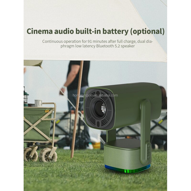 Mini Projector Manufacturer - OEM 2025 K2 Pocket Built-in Battery 1080P 4K Android 11