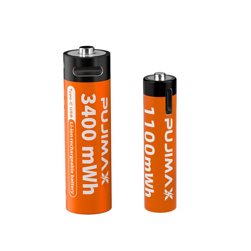 Rechargeable Battery Manufacturer - OEM 1.5V Type C Lithium AA 3400mwh USB C Charger
