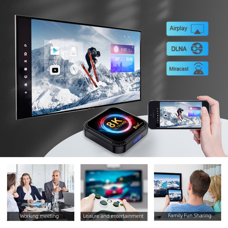 Smart TV Box Manufacturer - OEM High Quality Android 13 RK3528 Quad Core 8K Set Top Box