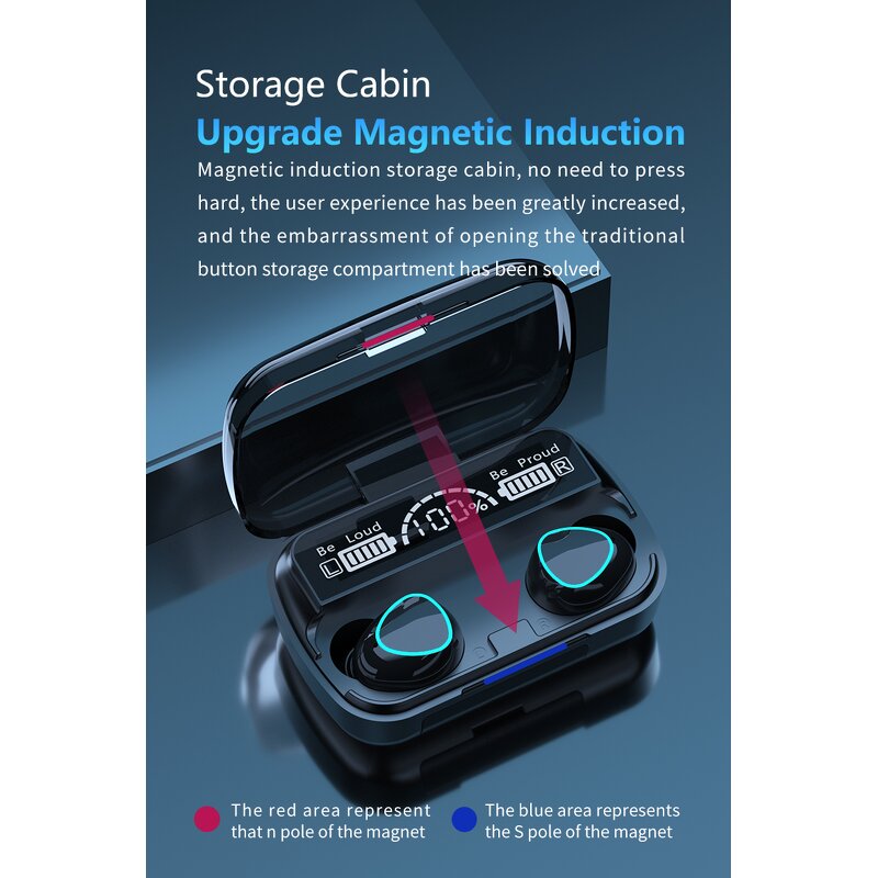 TWS Earbuds Manufacturer - OEM M10 Wireless BT In-Ear Noise Canceling Headphones