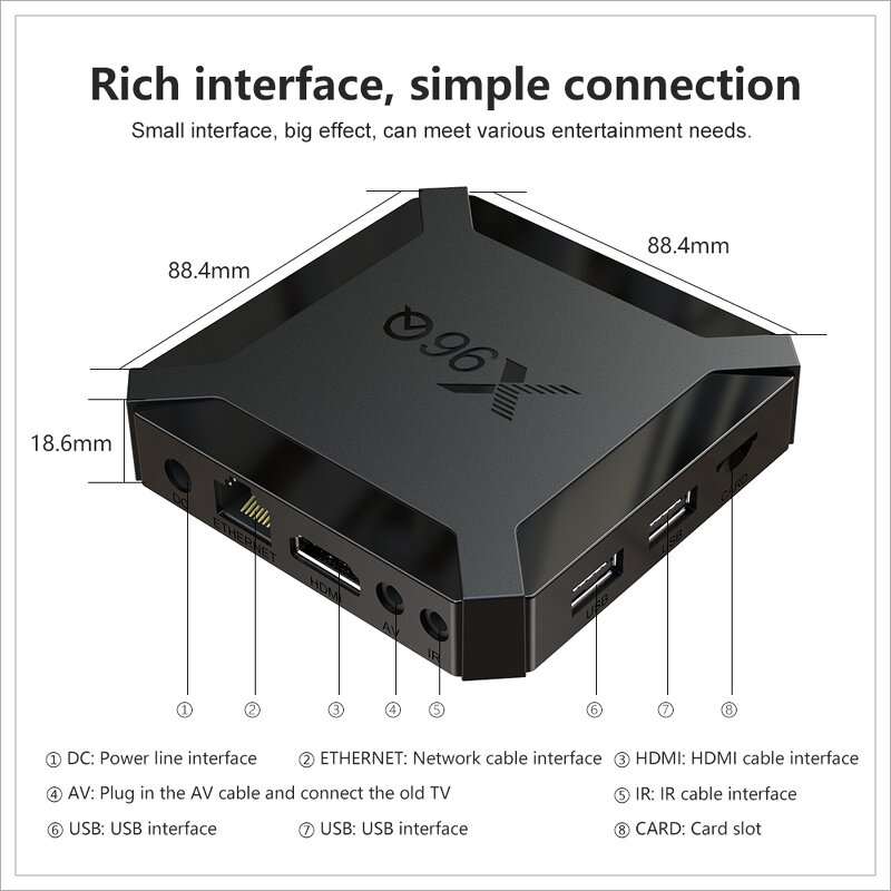 TV Box Manufacturer - Factory Price Android 10.0 X96Q Allwinner H313 Set Top Box