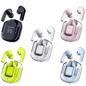 TWS Earbuds Manufacturer - OEM Cheapest Air31 Transparent Crystal Case Mini Earphone
