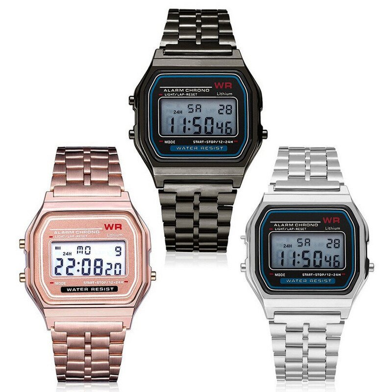 LED Watch Manufacturer - OEM Digital Multifunction Alarm Waterproof Simple Stopwatch