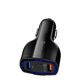 Car Charger Manufacturer - OEM 35W 5V/7A 3 Port USB Type C QC3.0 for iPhone