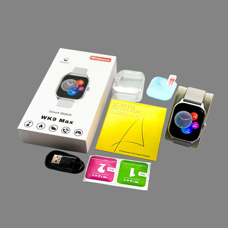 Smart Watch Manufacturer - OEM Wk9 Max HD Large Screen Waterproof Relogio Ultra 9