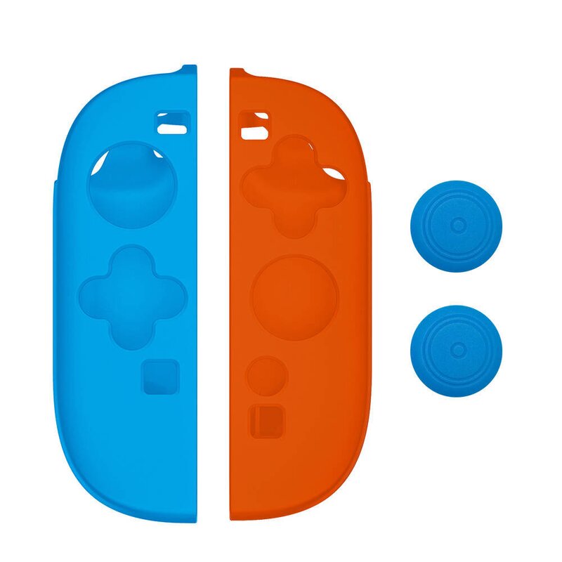 Switch Protective Cover Manufacturer - OEM Three Color Silicone Shell with Joystick Cap