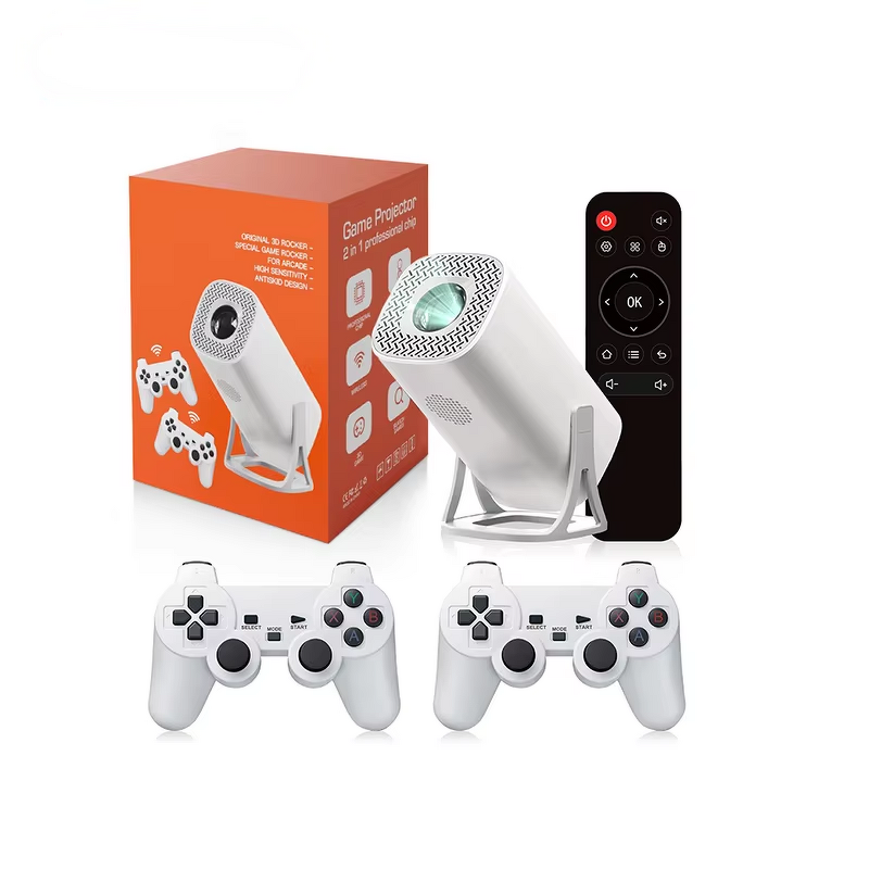Gaming Projector Manufacturer - OEM L S40 Max 2 in 1 with Joy Sticks 4K Android Video