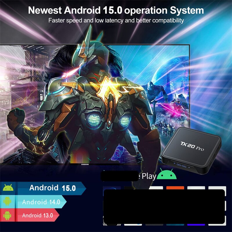 Android TV Box Manufacturer - Factory Price TX20 Pro Allwinner H313 1GB 8GB Android 15