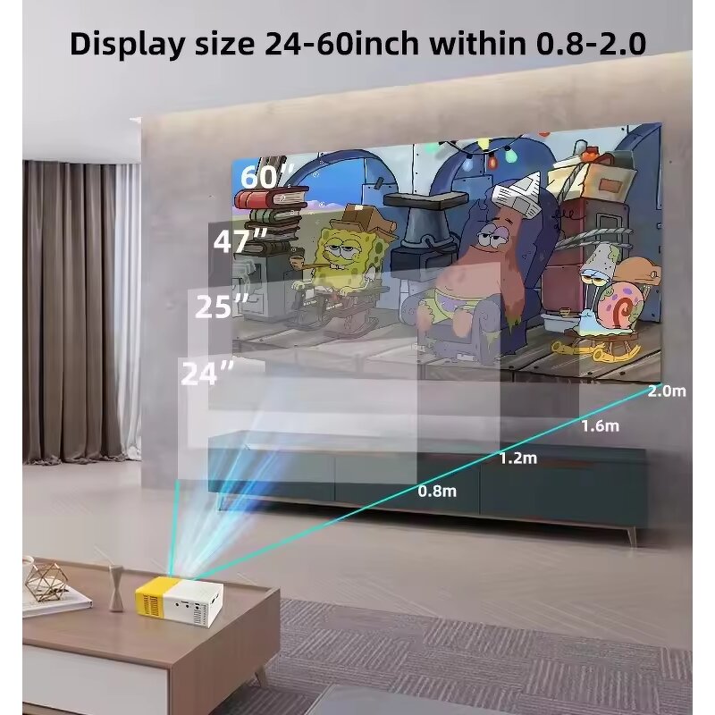 Mini Projector Manufacturer - OEM YG300 Portable LED Children HD Mobile Video Smart