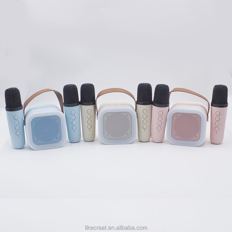 Karaoke Boombox Manufacturer - OEM K12 5W Portable with RGB Light Subwoofer Microphone